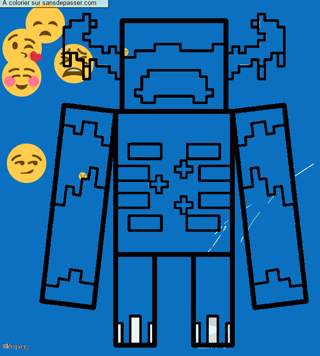 Warden Gardien Minecraft par un invit&eacute;