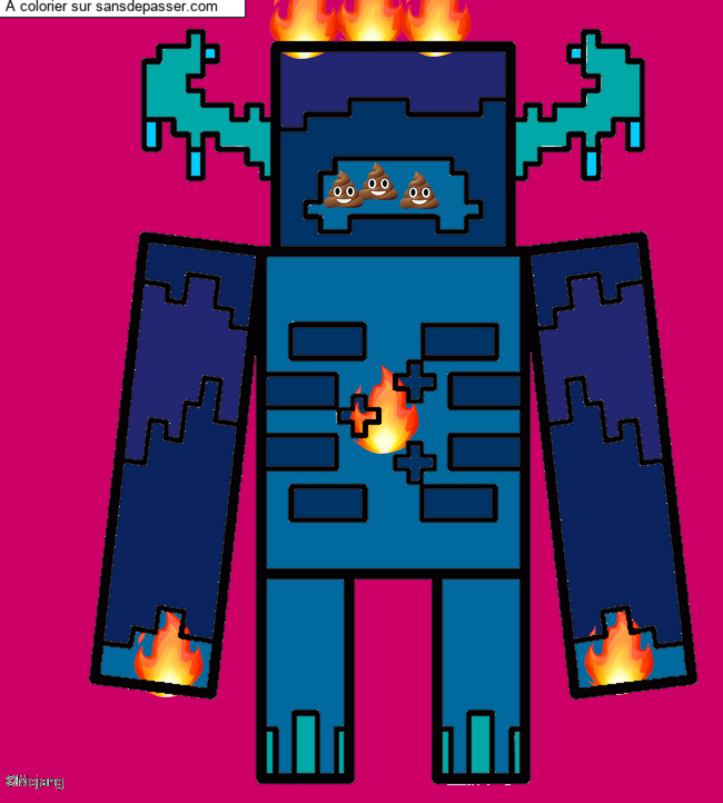 Warden Gardien Minecraft par un invit&eacute;