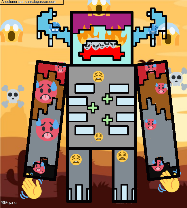 Warden Gardien Minecraft par un invit&eacute;