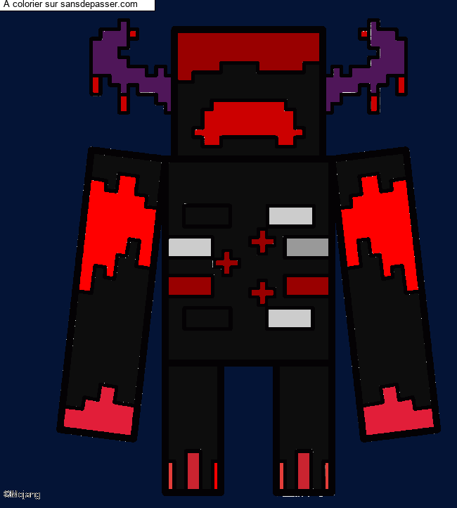 Warden Gardien Minecraft par un invit&eacute;