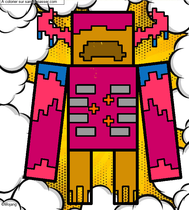 Warden Gardien Minecraft par un invit&eacute;