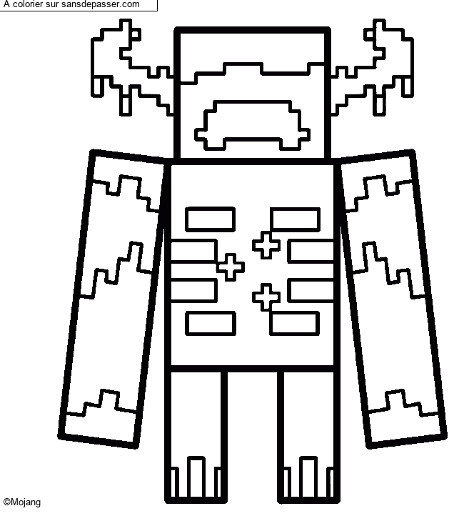 Warden Gardien Minecraft par un invit&eacute;