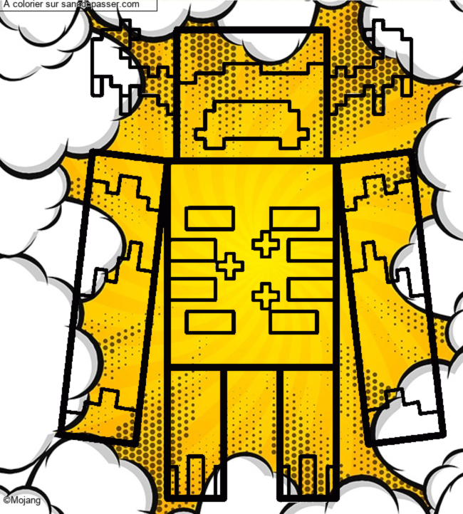 Warden Gardien Minecraft par un invit&eacute;