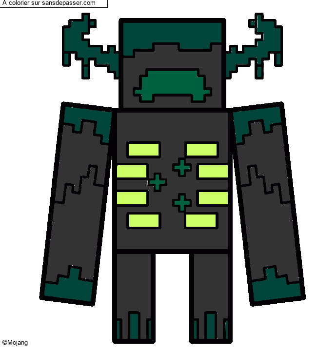 Warden Gardien Minecraft par kellychouchou