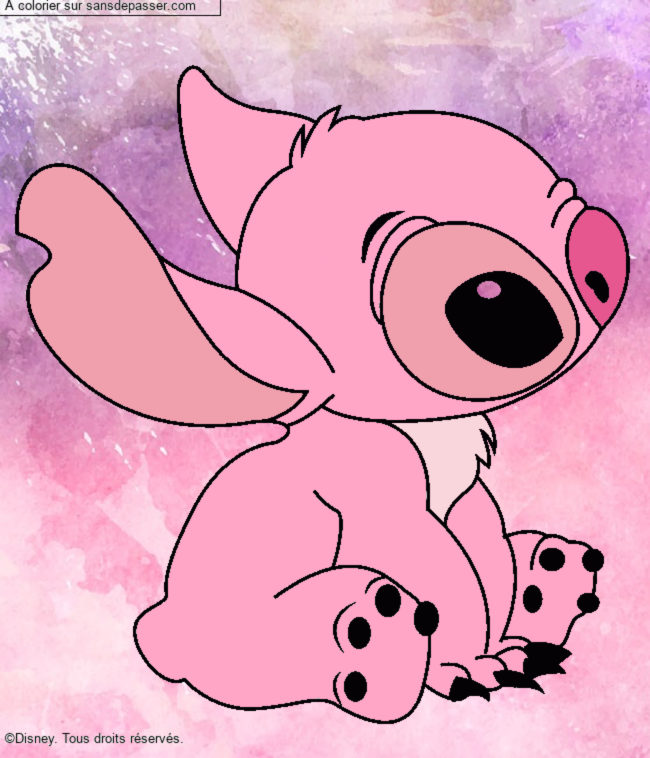 Stitch assis par un invit&eacute;
