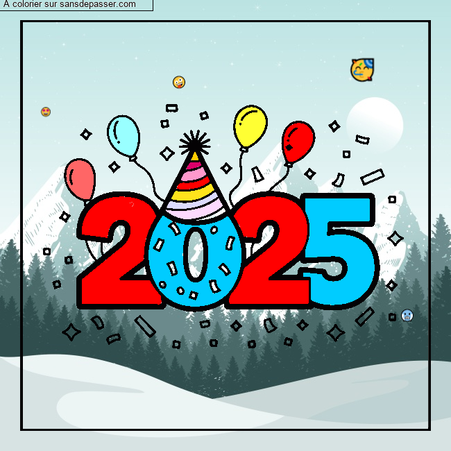 Bonne ann&eacute;e 2025 par un invit&eacute;