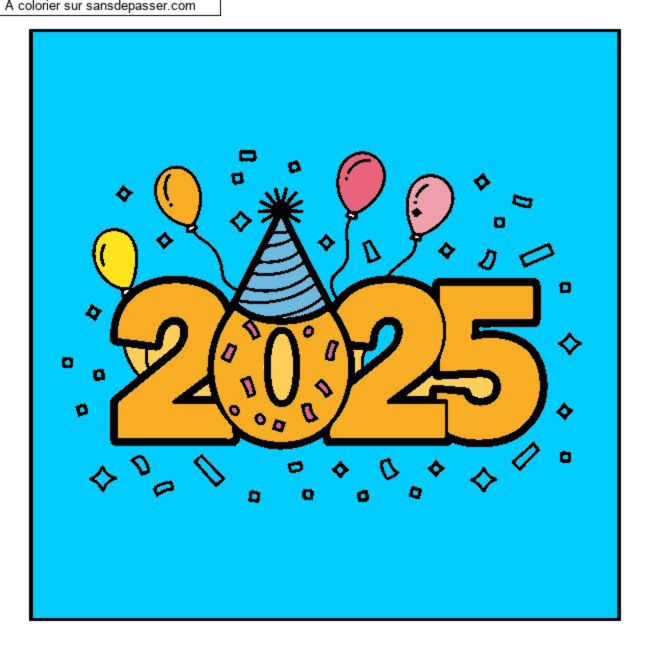 Bonne ann&eacute;e 2025 par un invit&eacute;