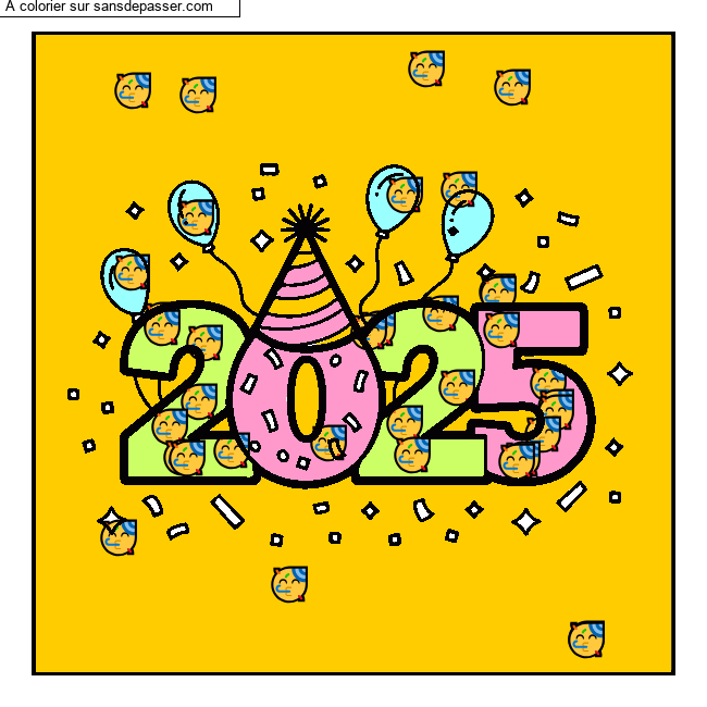 Bonne ann&eacute;e 2025 par un invit&eacute;