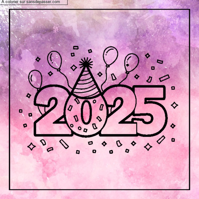 Bonne ann&eacute;e 2025 par un invit&eacute;