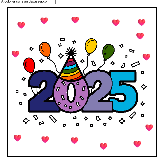 Bonne ann&eacute;e 2025 par un invit&eacute;
