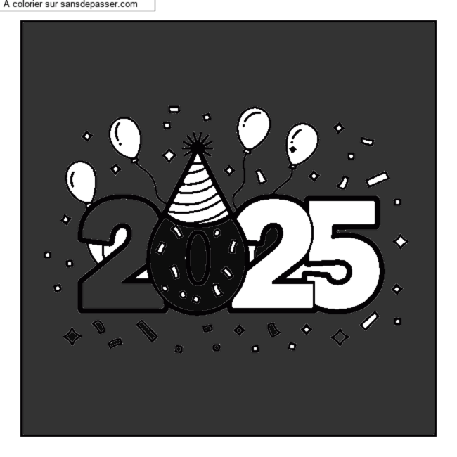 Bonne ann&eacute;e 2025 par un invit&eacute;