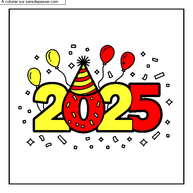 Bonne ann&eacute;e 2025 par many
