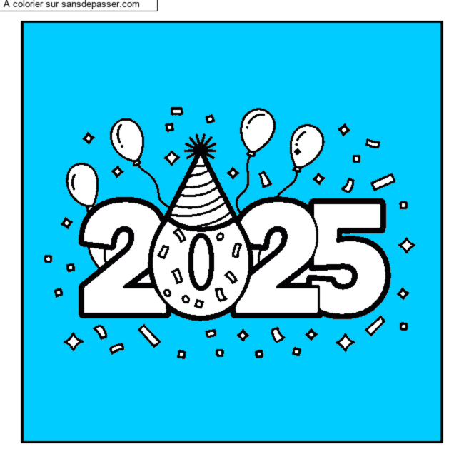Bonne ann&eacute;e 2025 par un invit&eacute;