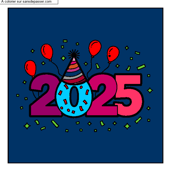 Bonne ann&eacute;e 2025 par Lilounette