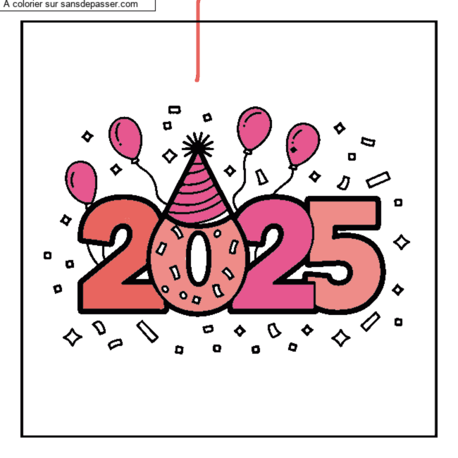 Bonne ann&eacute;e 2025 par un invit&eacute;