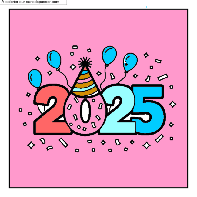 Bonne ann&eacute;e 2025 par un invit&eacute;