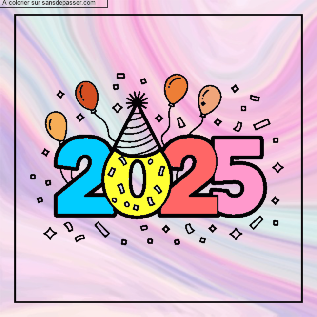 Bonne ann&eacute;e 2025 par un invit&eacute;
