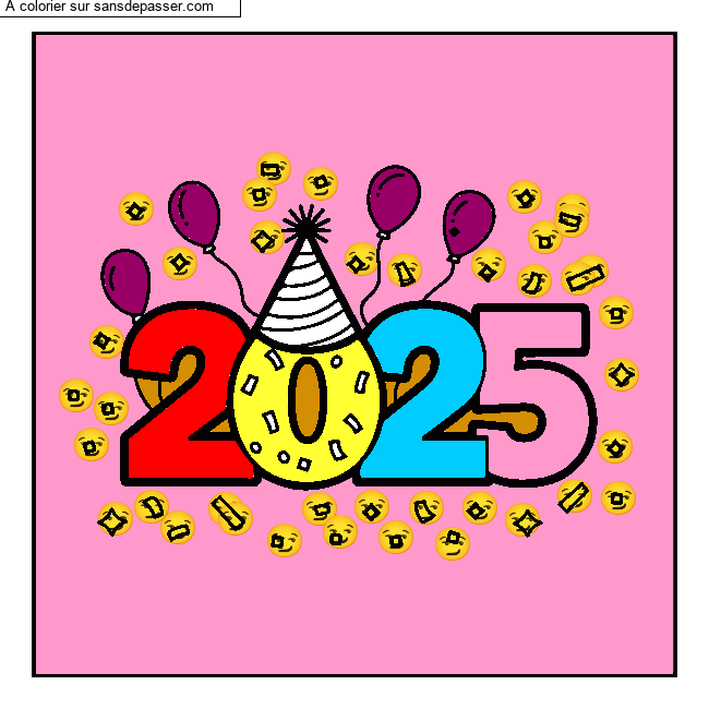 Bonne ann&eacute;e 2025 par qaxwsedcrfvtgbyhnujmiklop