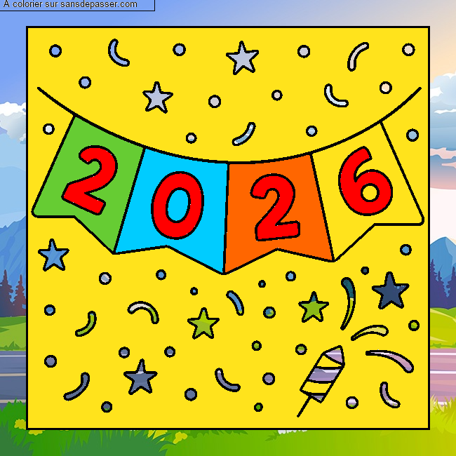 Bonne ann&eacute;e 2026 par un invit&eacute;