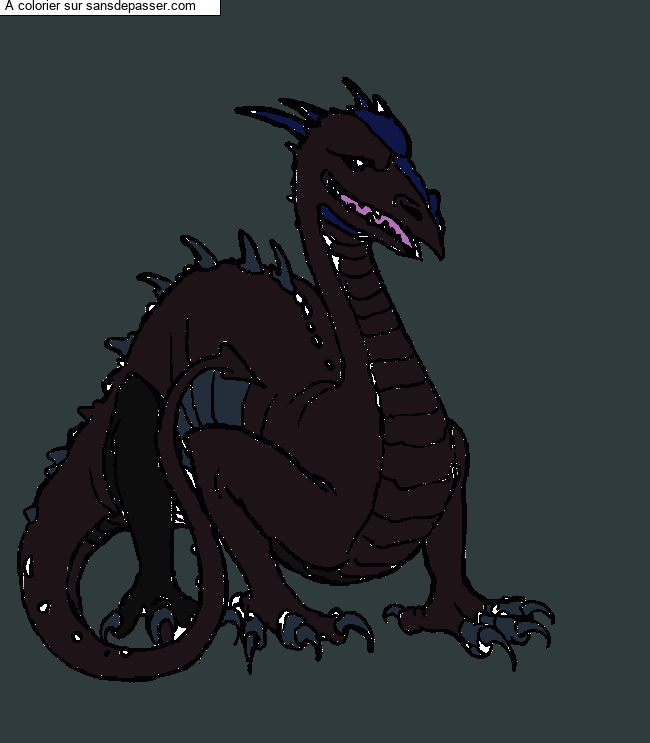 Dragon terrifiant par un invit&eacute;