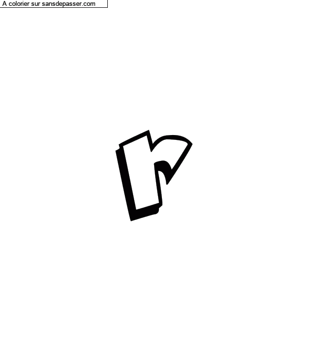 Coloriage pr&eacute;nom personnalis&eacute; "r" par Diana