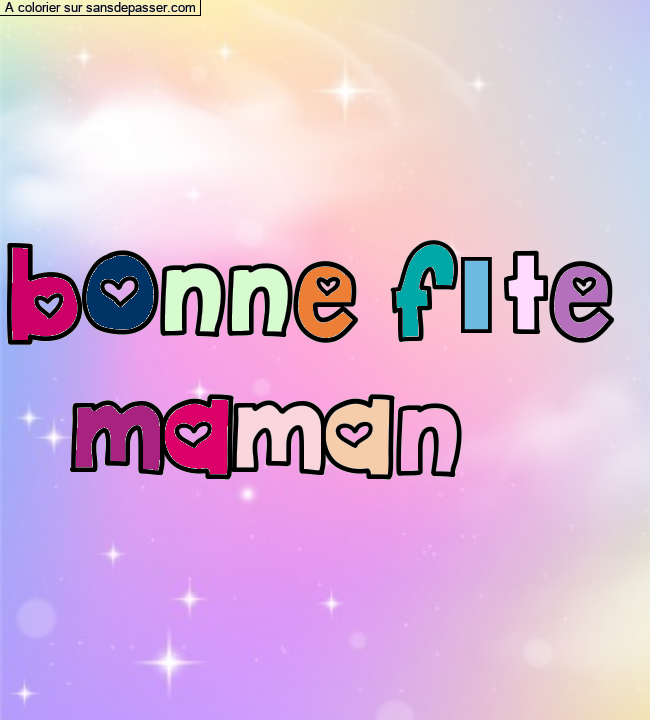 Coloriage pr&eacute;nom personnalis&eacute; par un invit&eacute;