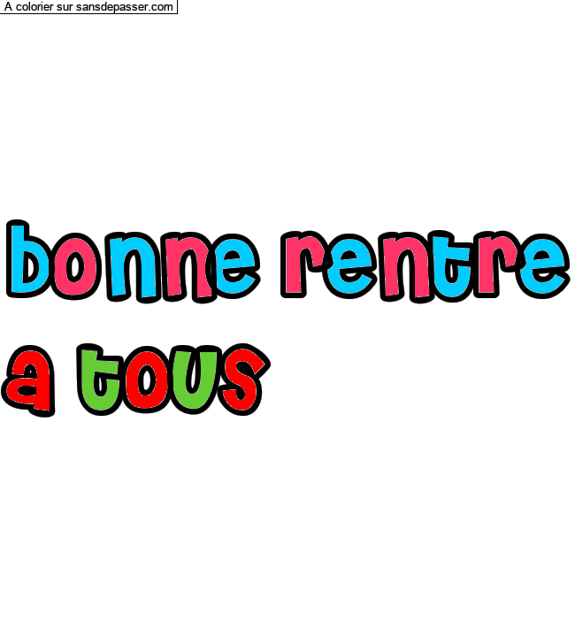 Coloriage pr&eacute;nom personnalis&eacute; par un invit&eacute;