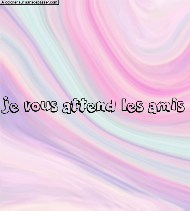Coloriage pr&eacute;nom personnalis&eacute; par un invit&eacute;