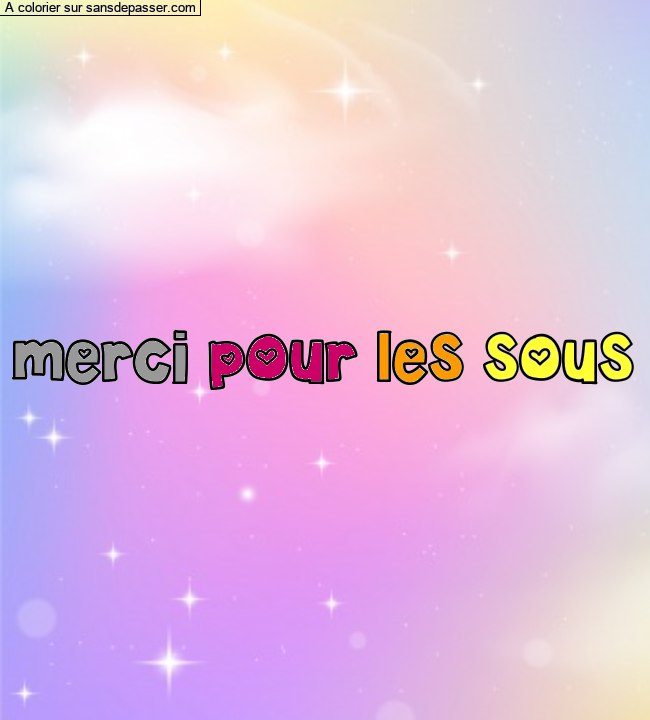 Coloriage pr&eacute;nom personnalis&eacute; par un invit&eacute;