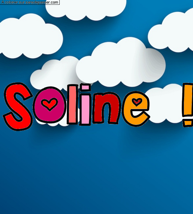 Coloriage pr&eacute;nom personnalis&eacute; par swann
