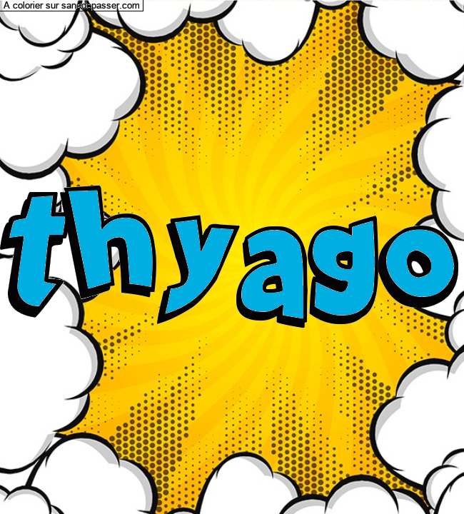 Coloriage pr&eacute;nom personnalis&eacute; par un invit&eacute;