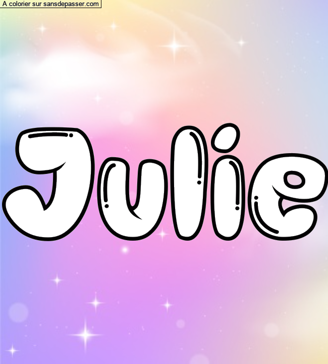 Coloriage pr&eacute;nom personnalis&eacute; par Juju24foot