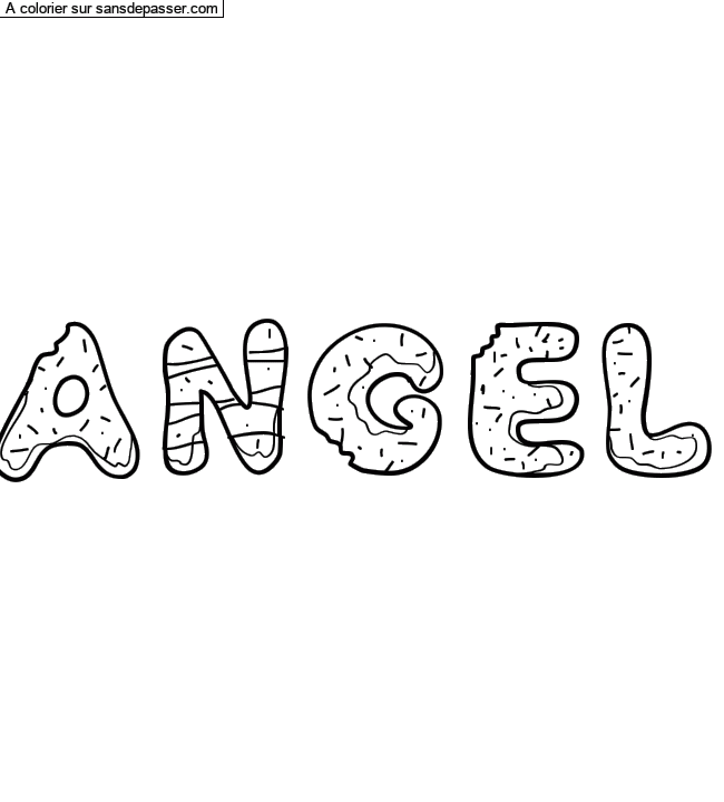 Coloriage personnalis&eacute; par amel