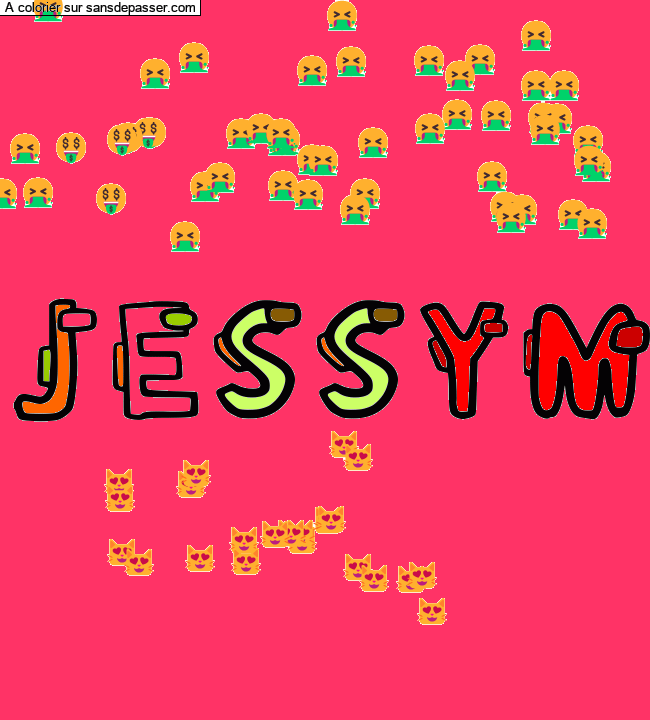 Coloriage pr&eacute;nom personnalis&eacute; "JESSYM" par TAYSSA&amp;lt;3