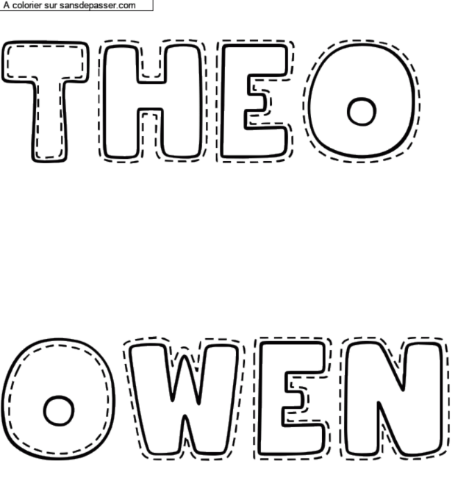 Coloriage pr&eacute;nom personnalis&eacute; "Theo

Owen" par un invit&eacute;