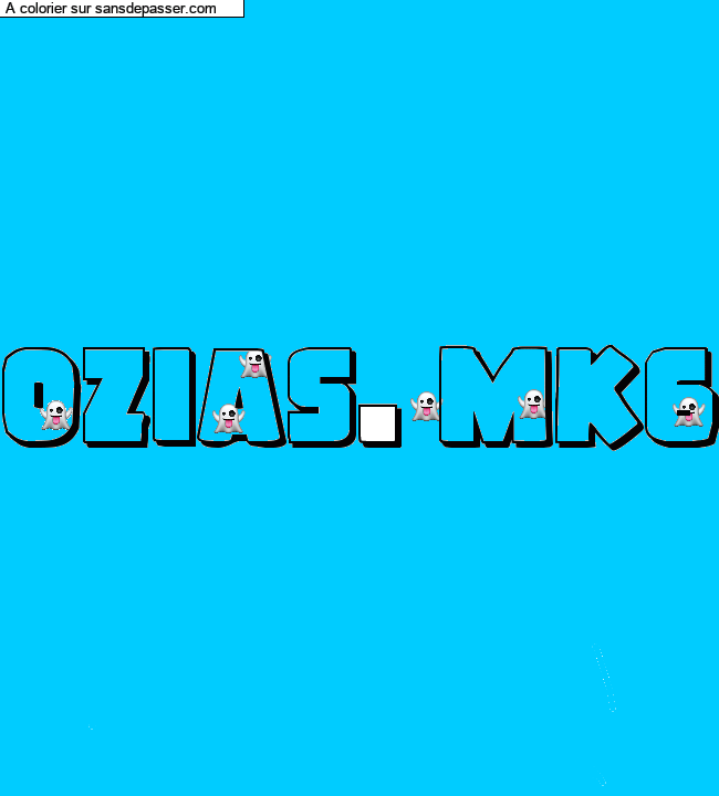 Coloriage pr&eacute;nom personnalis&eacute; "Ozias.&nbsp;mk6" par un invit&eacute;