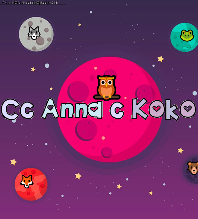 Coloriage pr&eacute;nom personnalis&eacute; "Cc Anna c Koko" par un invit&eacute;