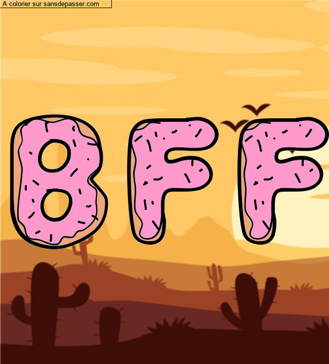 Coloriage pr&eacute;nom personnalis&eacute; "bff" par hs_rudy86