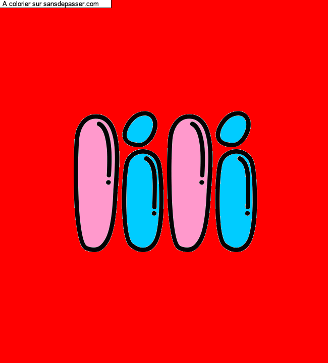 Coloriage pr&eacute;nom personnalis&eacute; "lili" par un invit&eacute;