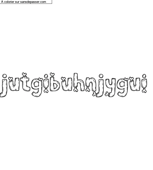 Coloriage pr&eacute;nom personnalis&eacute; "jutgibuhnjygui" par un invit&eacute;